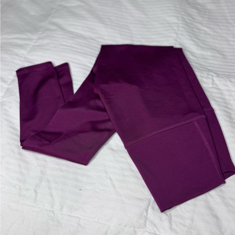 Mika Yoga Wear Deep Wine Leggings High wasted S/M